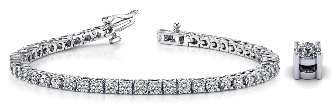 Classic Four Prong Tennis Bracelet